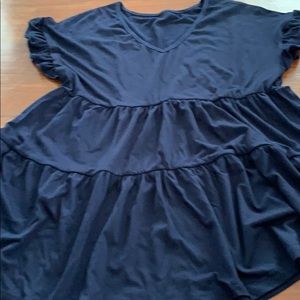 Mini ruffle dress